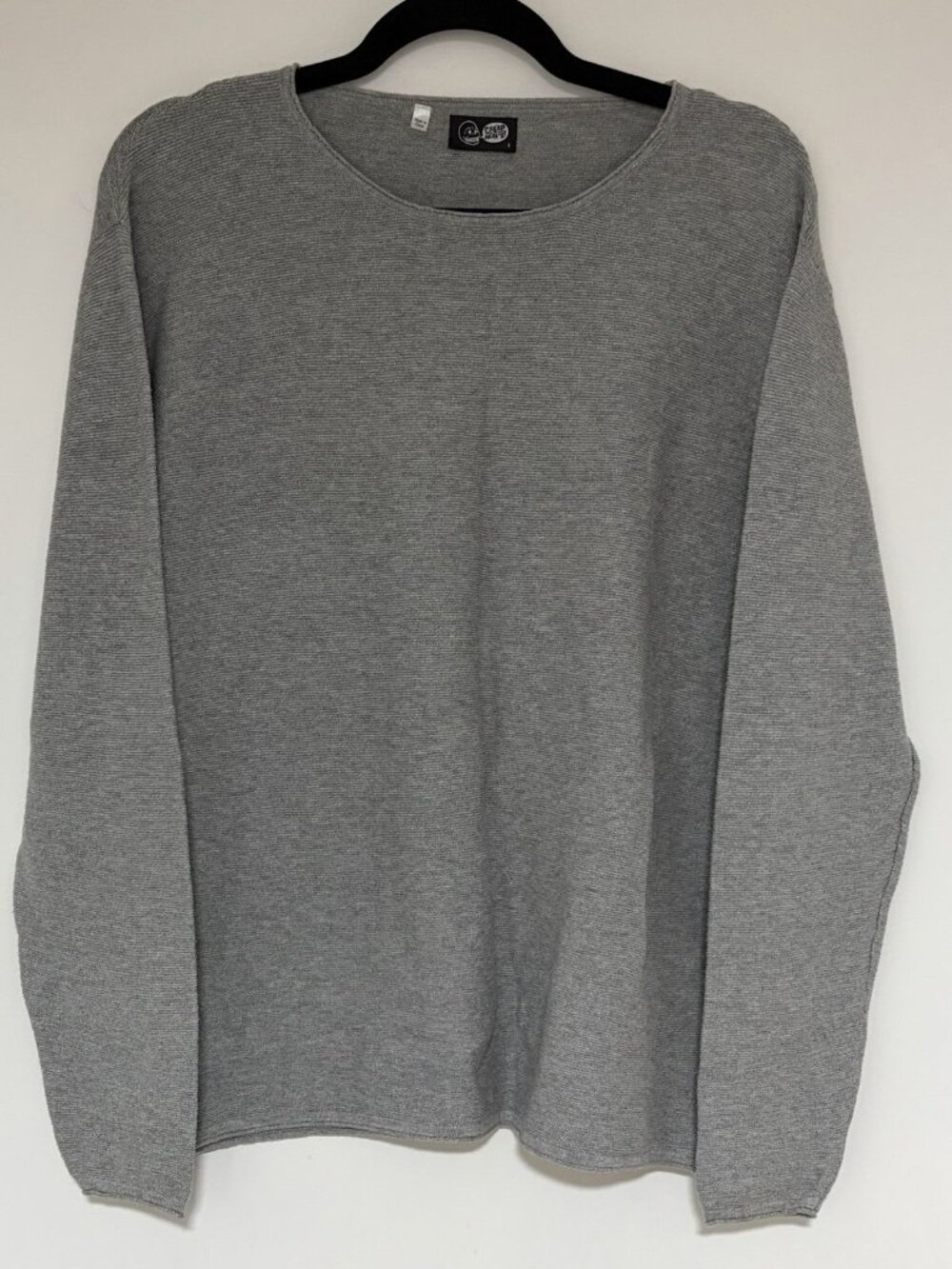 Cheap Monday Women’s The River Gray Long Sleeve Sweater Size Large